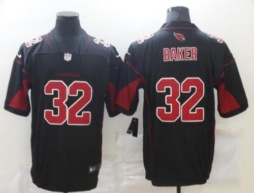 Arizona Cardinals 32 BAKER Black NFL Jersey