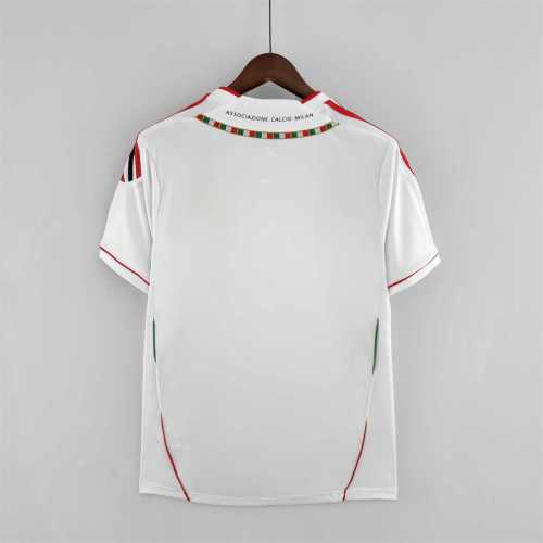 Retro Jersey 2011-2012 AC Milan Away White Soccer Jersey Vintage Football Shirt