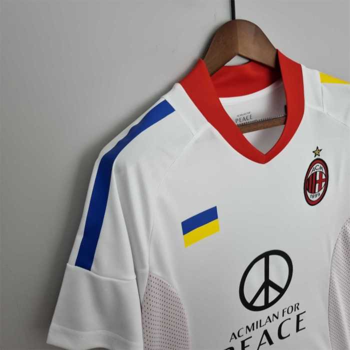 Retro Jersey 2002-2003 Ac Milan Away White UCL Final Soccer Jersey