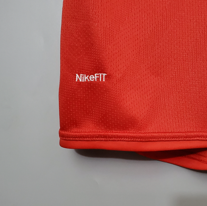 with Front Lettering Retro Jersey 2007-2008 Manchester United Home Champions League Version Soccer Jersey