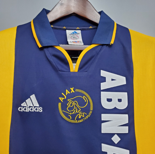 Retro Jersey Ajax 2000-2001 Away Soccer Jersey Vintage Football Shirt