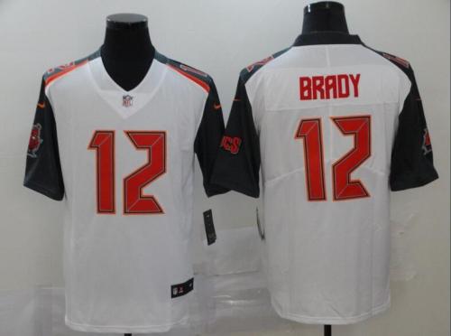Buccaneers 12 Tom Brady White Vapor Untouchable Limited Jersey