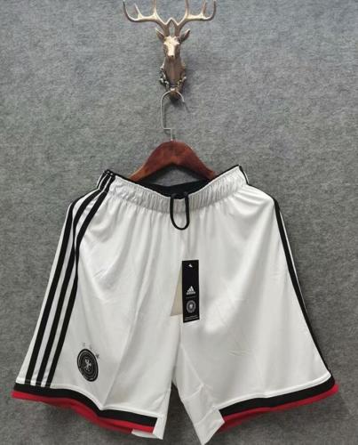 Retro Shorts Germany 2014 White Soccer Shorts