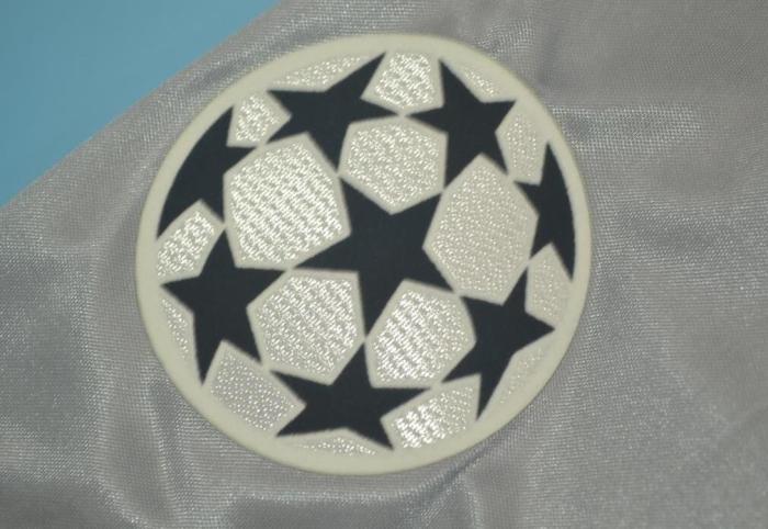 with UCL Patch Retro Jersey 2001 Porto DECO 10 Away Grey Soccer Jersey Vintage Football Shirt