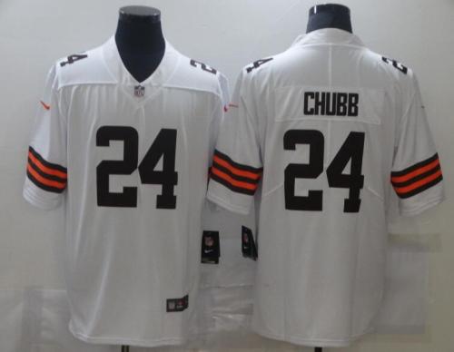Denver Broncos 24 CHUBB White NFL Jersey