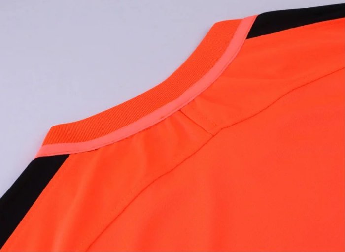 #903 Orange Soccer Training Uniform Blank Jersey and Shorts