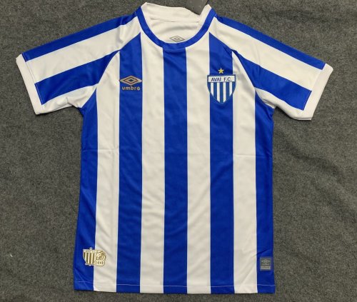 Fans Version 2023-2024 Avaí  Home Soccer Jersey