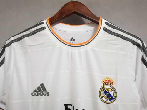 Retro Jersey 2013-2014 Real Madrid Home White Soccer Jersey Vintage Football Shirt