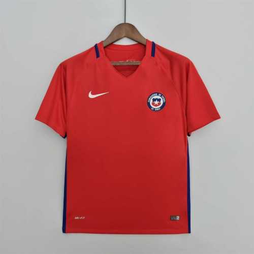 Retro Jersey 2016-2017 Chile Home Soccer Jersey Vintage Football Shirt