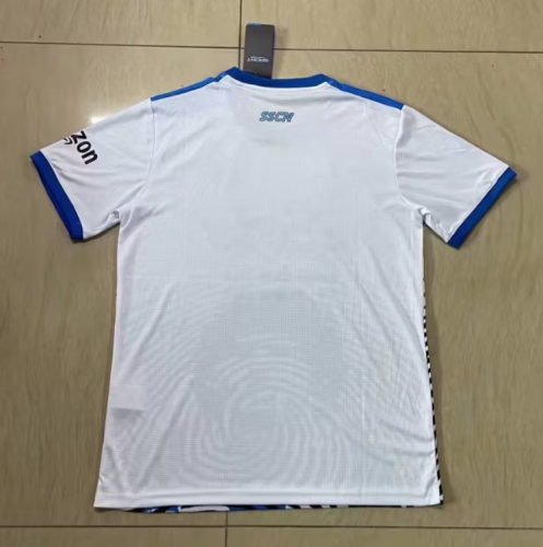 Retro Jersey 2021-2022 Calcio Napoli Maradona Version White Vintage Soccer Jersey