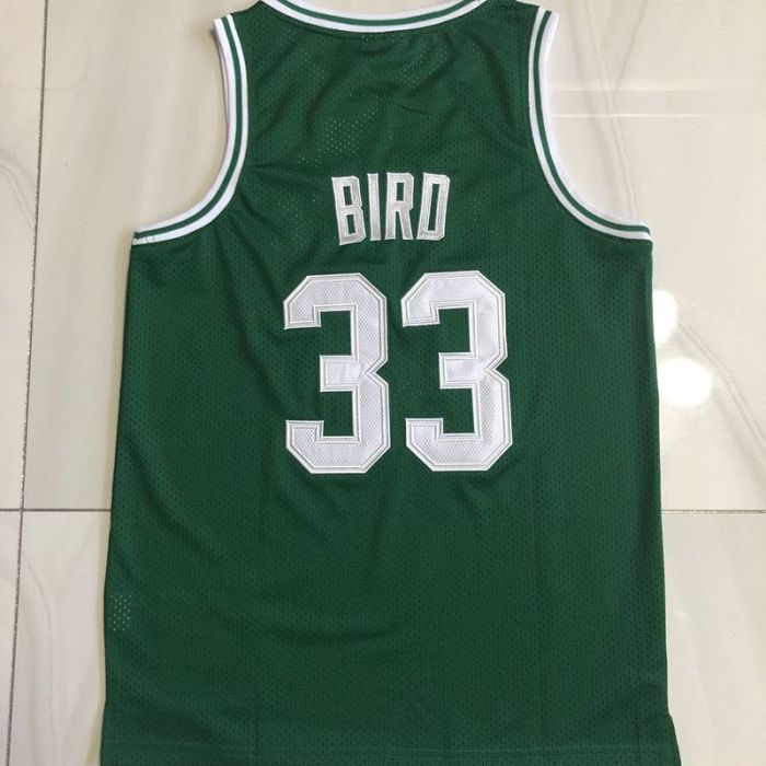 Boston Celtics 33 BIRD Green NBA Jersey Basketball Shirt