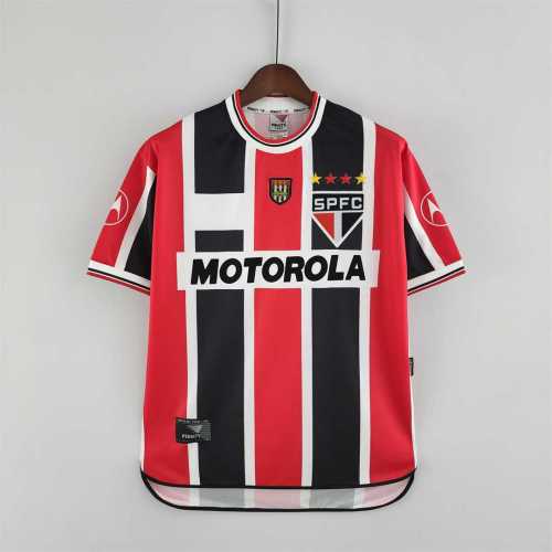 Retro Jersey 2000 Sao Paulo Away Soccer Jersey Vintage Football Shirt