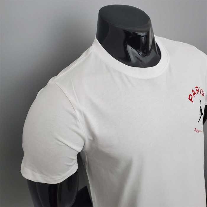 #K00068 PSG White Soccer Jersey