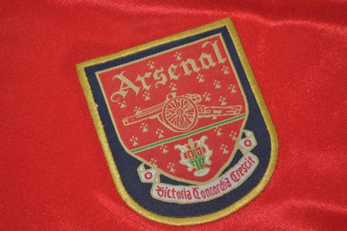 Long Sleeve Retro Jersey 2000-2002 Arsenal Home Soccer Jersey Vintage Football Shirt