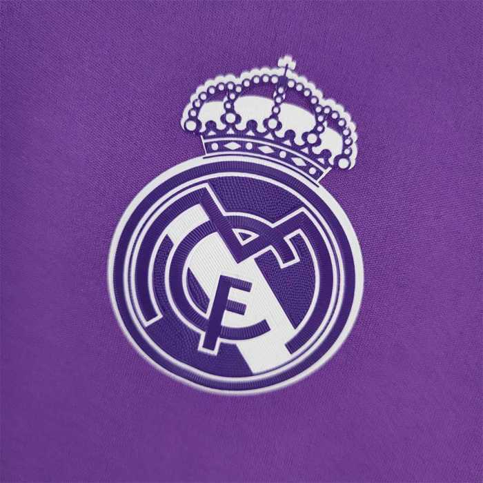 Retro Jersey 2017-2018 Real Madrid Away Purple Soccer Jersey