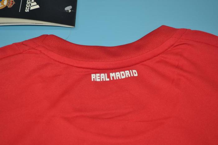 Retro Jersey 2011-2012 Real Madrid Third Away Red Soccer Jersey Vintage Real Camisetas de Futbol