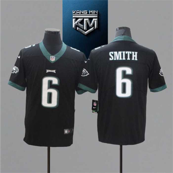 2021 Eagles 6 SMITH Black NFL Jersey S-XXL White Font