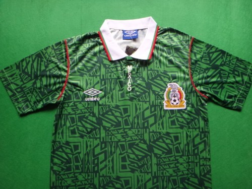 Retro Jersey 1994 Mexico Home Soccer Jersey Vintage Football Shirt