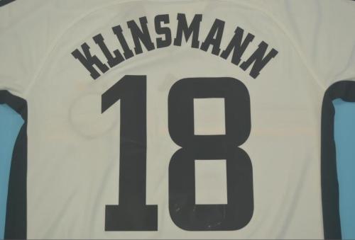 Retro Jersey 1998 Germany 18 KLINSMANN Home Soccer Jersey