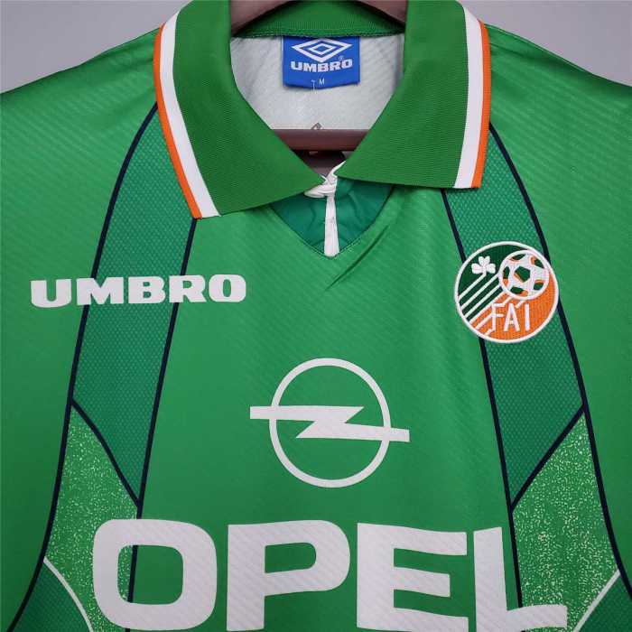 Retro Jersey 1994-1996 lreland Home Green Soccer Jersey