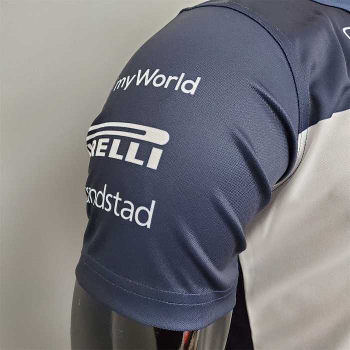 F1 Formula One Honda Blue White Racing Jersey