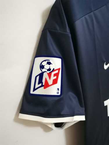 with Patch Retro Jersey 2002-2003 PSG Home Soccer Jersey Vintage Paris Football Shirt