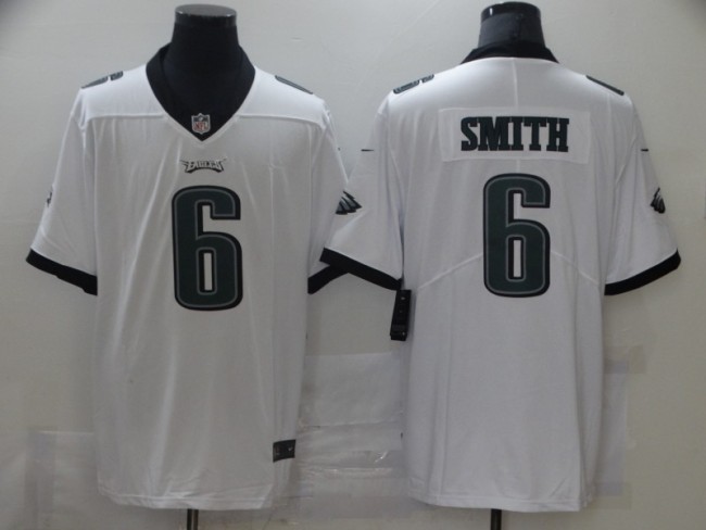 Eagles 6 DeVonta Smith White 2021 Draft Vapor Limited Jersey