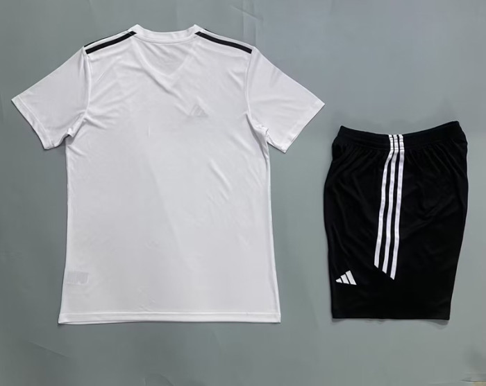 AFX-#731 White DIY Custom Blank Uniforms Soccer Jersey Shorts