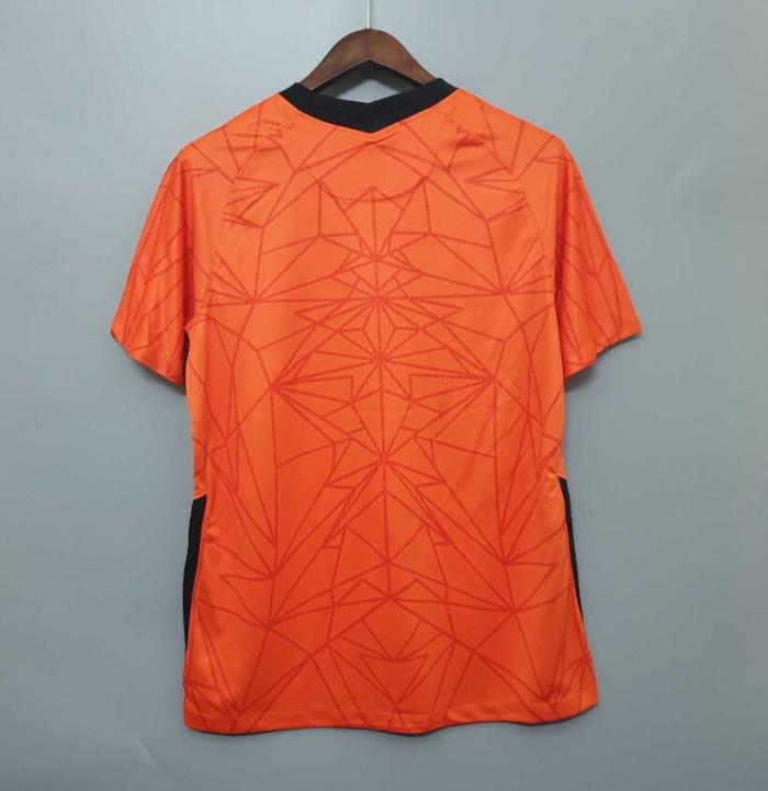Fans Version 2020 Netherlands Home Orange Soccer Jersey Vintage Holland Football Shirt