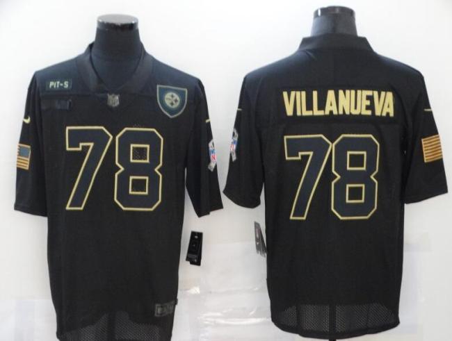 Saints 41 Alvin Kamara Black 2020 Salute To Service Limited Jersey