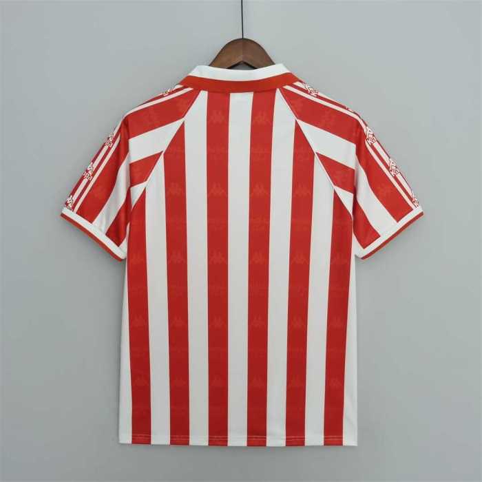 Retro Jersey 1995-1997 Athletic Bilbao Home Soccer Jersey Vintage Football Shirt