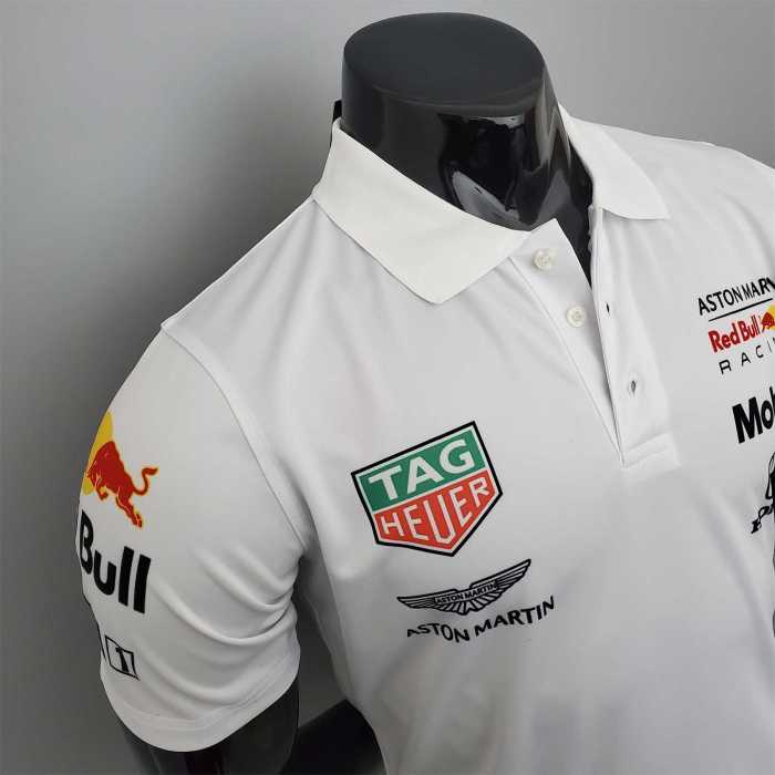 F1 Formula One; Red Bull Racing Suit; White Racing Jersey