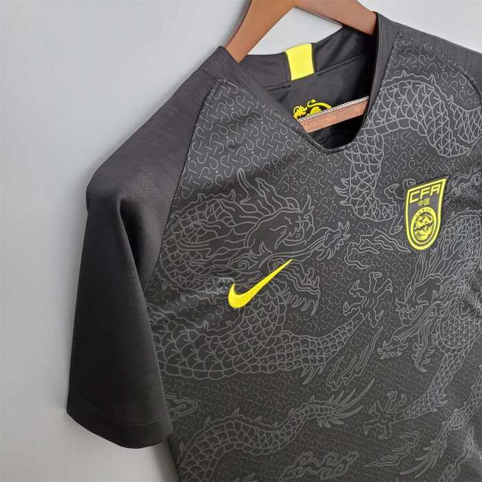 Retro Jersey 2018 China Away Black Soccer Jersey