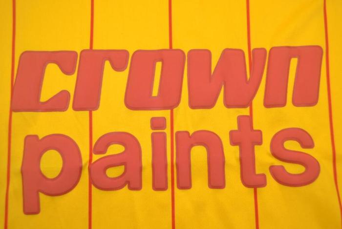 Retro Jersey 1981-1984 Liverpool Away Yellow Soccer Jersey Vintage Football Shirt