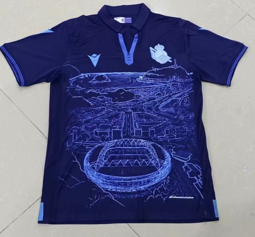 Fans Version  Royal Real Madrid  Blue Soccer Jersey