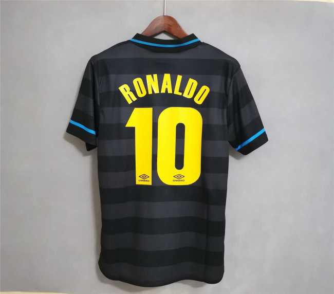 with Patch Retro Jersey 1997-1998 Inter Milan Ronaldo 10 Third Away Soccer Jersey