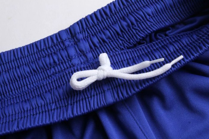 #809 Blue Soccer Training Uniform Blank Jersey and Shorts