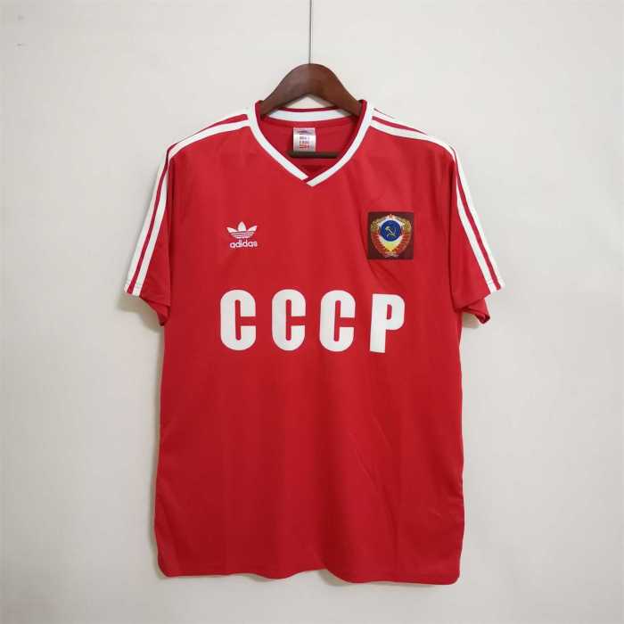 Retro Jersey 1986 Soviet Union Home Soccer Jersey