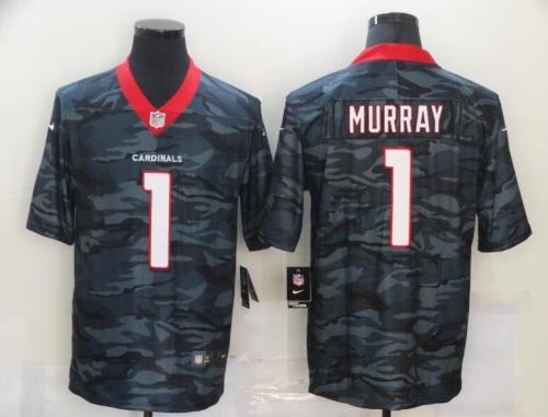 Arizona Cardinals 1 MURRAY Black Camo 2020 Salute To Service Limited Jersey