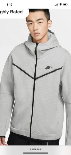 NK Grey Jacket Red Tracksuit Black Football Soccer Jacket and Pants White Kit