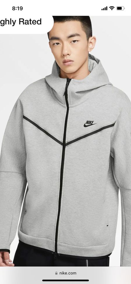 NK Grey Jacket Red Tracksuit Black Football Soccer Jacket and Pants White Kit