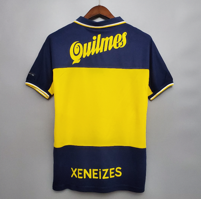 Retro Jersey 1999 Boca Juniors Home Soccer Jersey Vintage Football Shirt