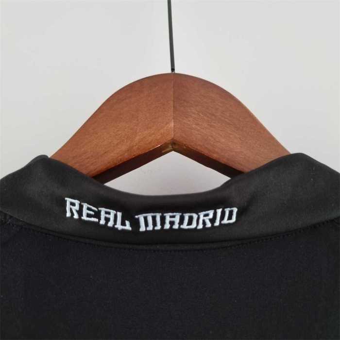 Retro Jersey 2009-2010 Real Madrid Away Black Soccer Jersey Vintage Real Football Shirt