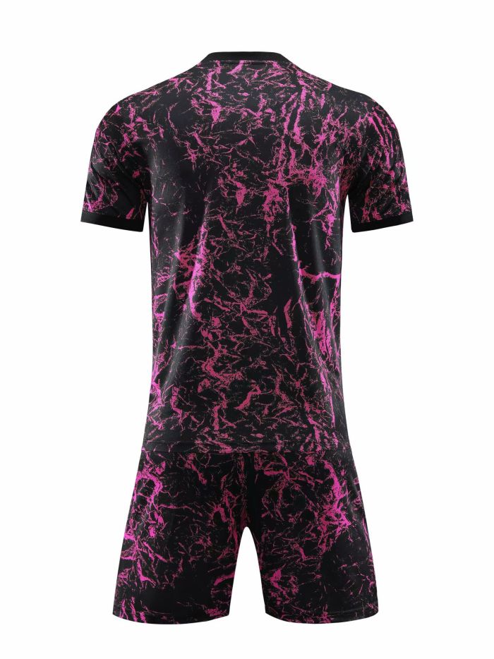 #201 202 203 Pink Blank Adult Uniform Soccer Jersey Shorts