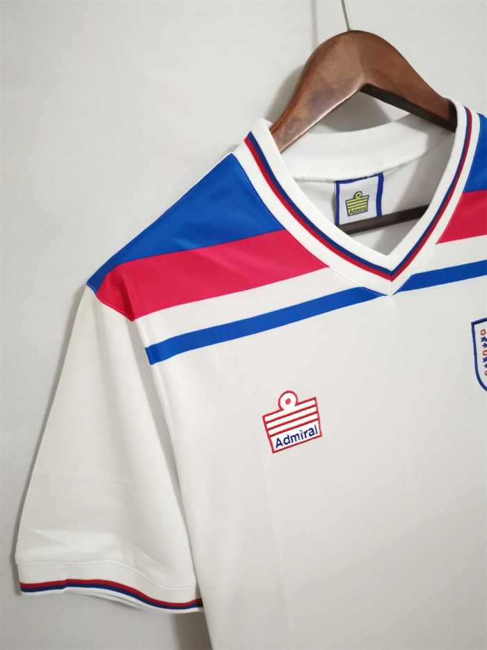 Retro Jersey England 1980 Home White Soccer Jersey Vintage Football Shirt