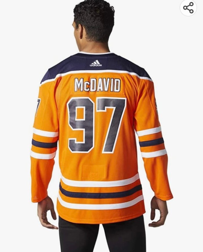 Edmonton Oilers 97 McDAVID Orange NHL Jersey
