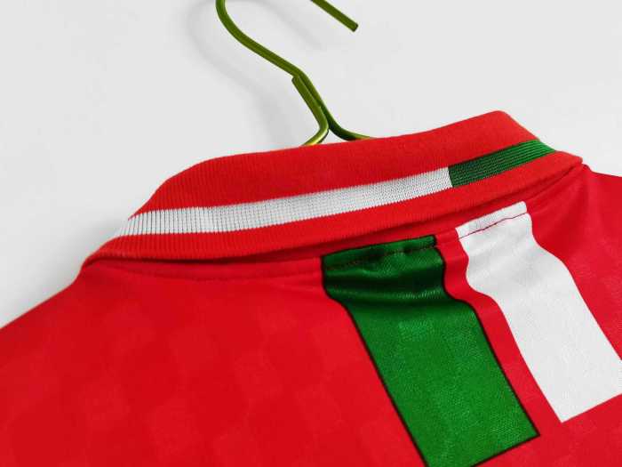 Retro Jersey 1996-1998 Wales Home Red Soccer Jersey Vintage Football Shirt