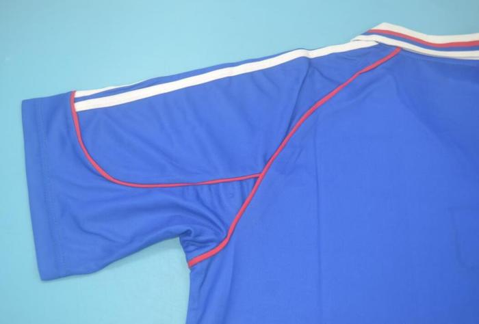 Retro Jersey 1999-2000 Lyon Away Blue Soccer Jersey Vintage Olympique Lyonnais Football Shirt