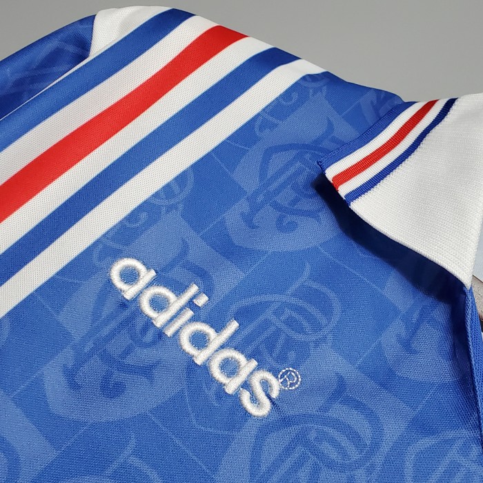 Retro Jersey Rangers 1996-1997 Home Blue Soccer Jersey
