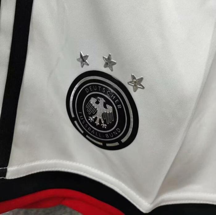 Retro Shorts Germany 2014 White Soccer Shorts